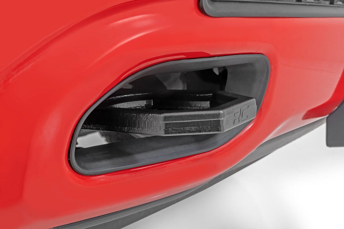 RC Tow Hook Brackets & Bezel Combo | Ram 1500 2WD/4WD (2019-2026) (manufacturer page)