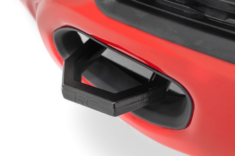 RC Tow Hook Brackets & Bezel Combo | Ram 1500 2WD/4WD (2019-2026) (manufacturer page)