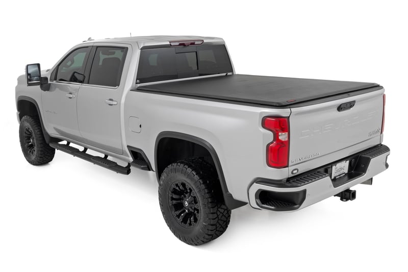 RC Soft Roll Up Bed Cover | 6'9" Bed | Chevy/GMC 2500HD/3500HD (20-26) (manufacturer page)