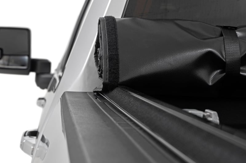 RC Soft Roll Up Bed Cover | 6'9" Bed | Chevy/GMC 2500HD/3500HD (20-26) (manufacturer page)