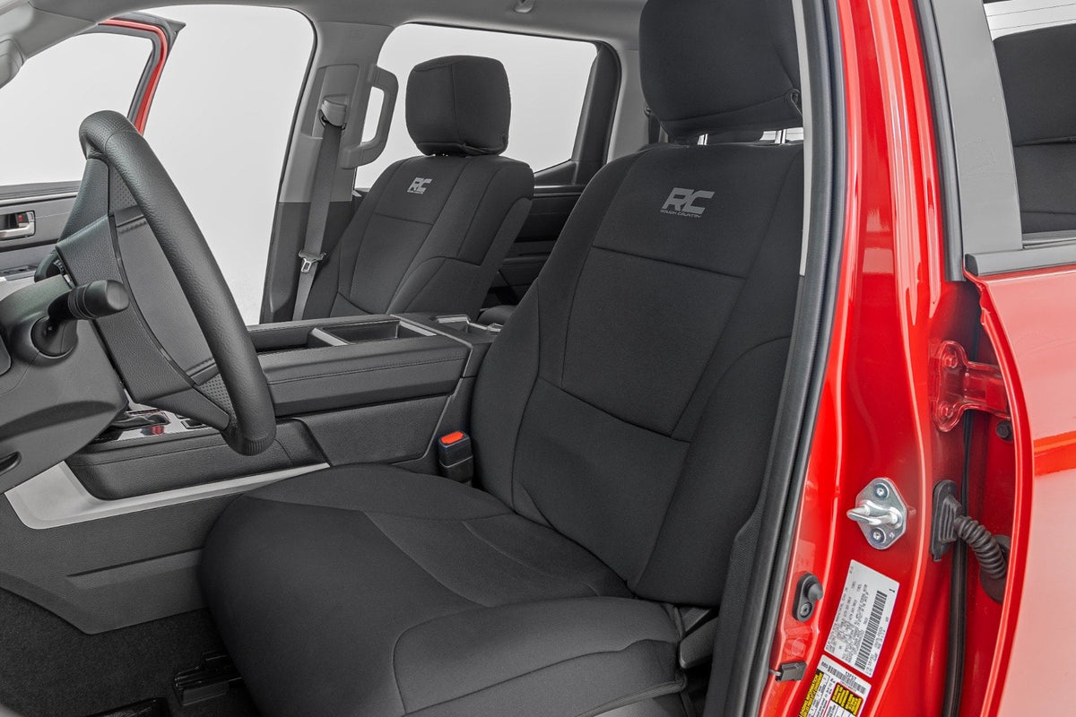 Seat Covers | No Rear Cup Holder | Toyota Tundra 2WD/4WD (2022-2026) - Interior & Mats (Image 1 of 4)