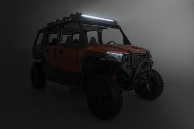 RC Roof Rack | 40" Black Single Row | Polaris XPEDITION ADV 5 (manufacturer page)