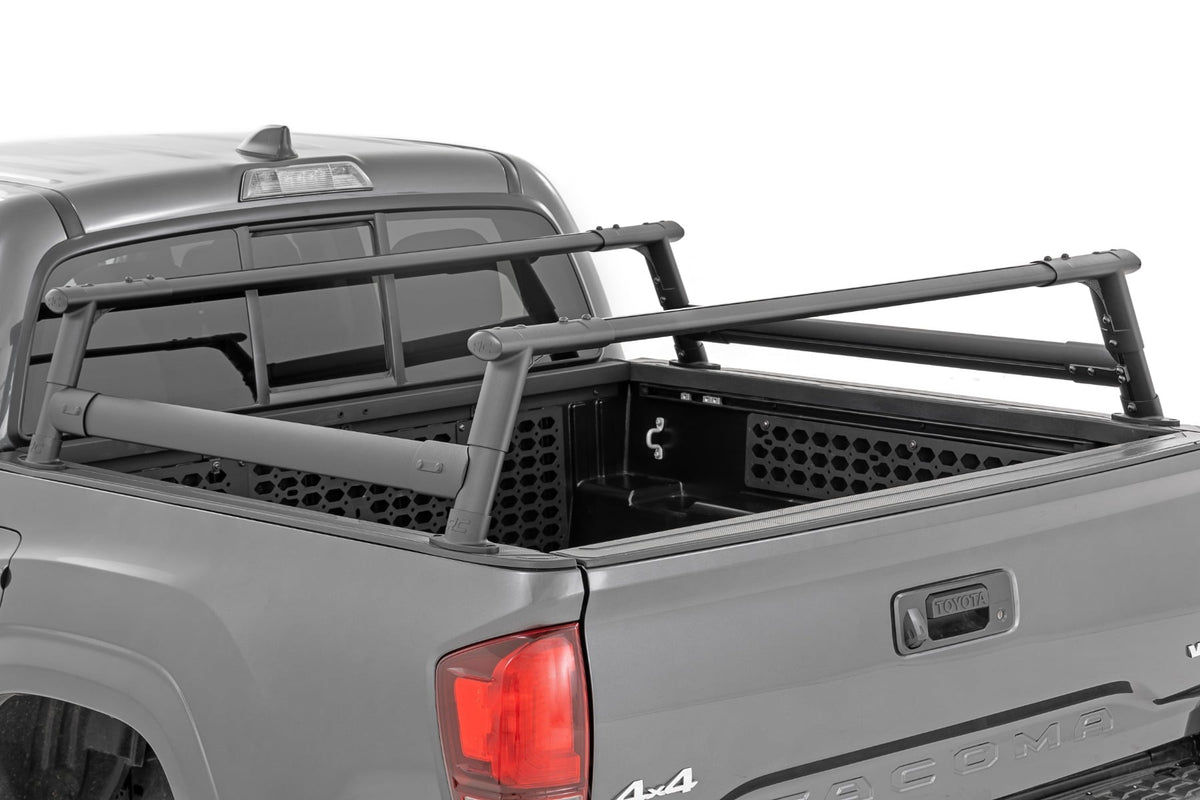 Bed Rack | Half Rack | Aluminum | Toyota Tacoma 2WD/4WD (2005-2023) - Cargo Management (Image 1 of 6)