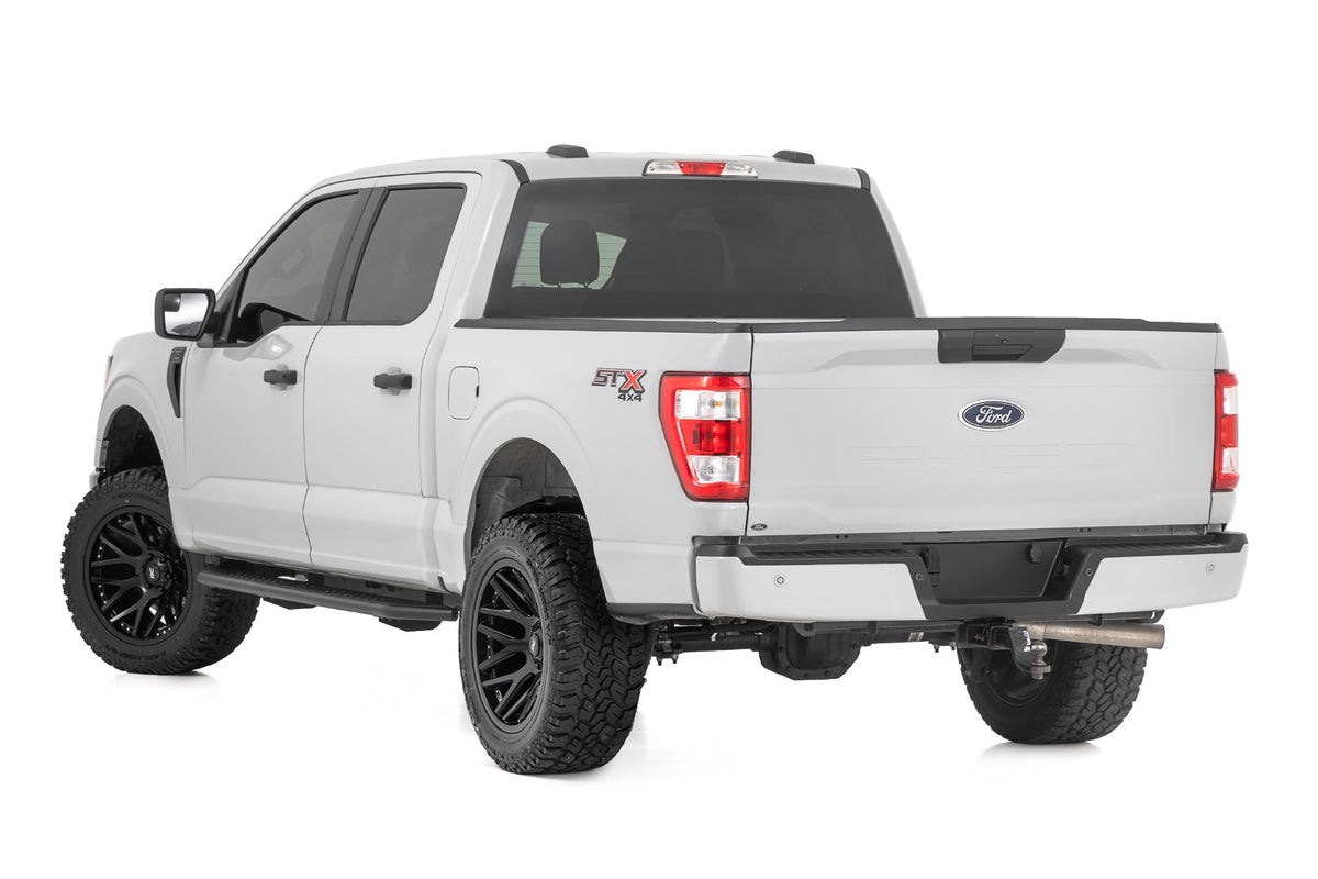 Rough Country 14011 OV2 Running Boards | Side Step Bars | Crew Cab | Ford F-150/Lightning/F-250/F-350 (15-26) - Image 2