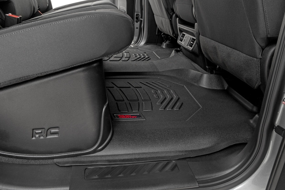 Sure-Fit Floor Mats | FR & RR | FR Over Hump | Crew | Chevy/GMC 1500/2500HD/3500HD (19-26) - Interior & Mats (Image 4 of 5)