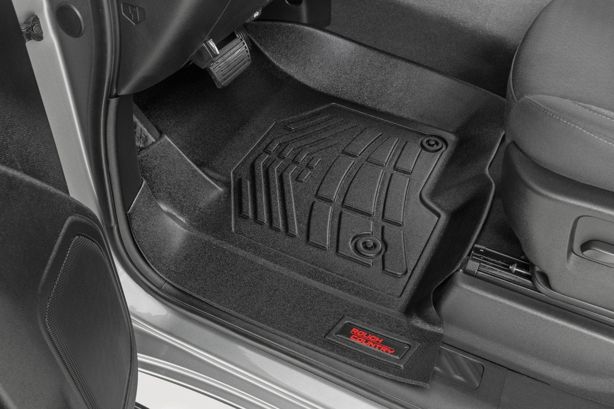 Sure-Fit Floor Mats | FR & RR | FR Bucket | Crew | Chevy/GMC 1500/2500HD/3500HD (19-26) - Interior & Mats (Image 2 of 6)