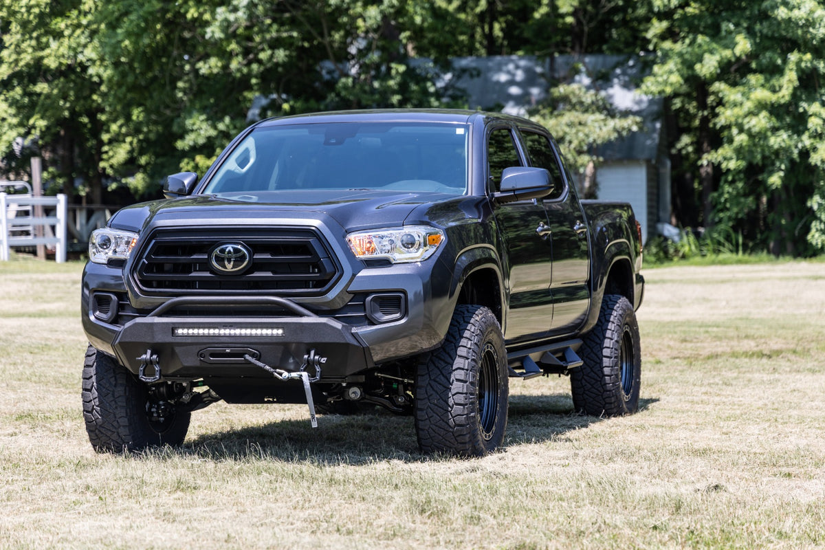 Front Bumper | Hybrid | 20" Blk DRL LED | 9500S | Toyota Tacoma (16-23) - Bumpers (Image 4 of 6)
