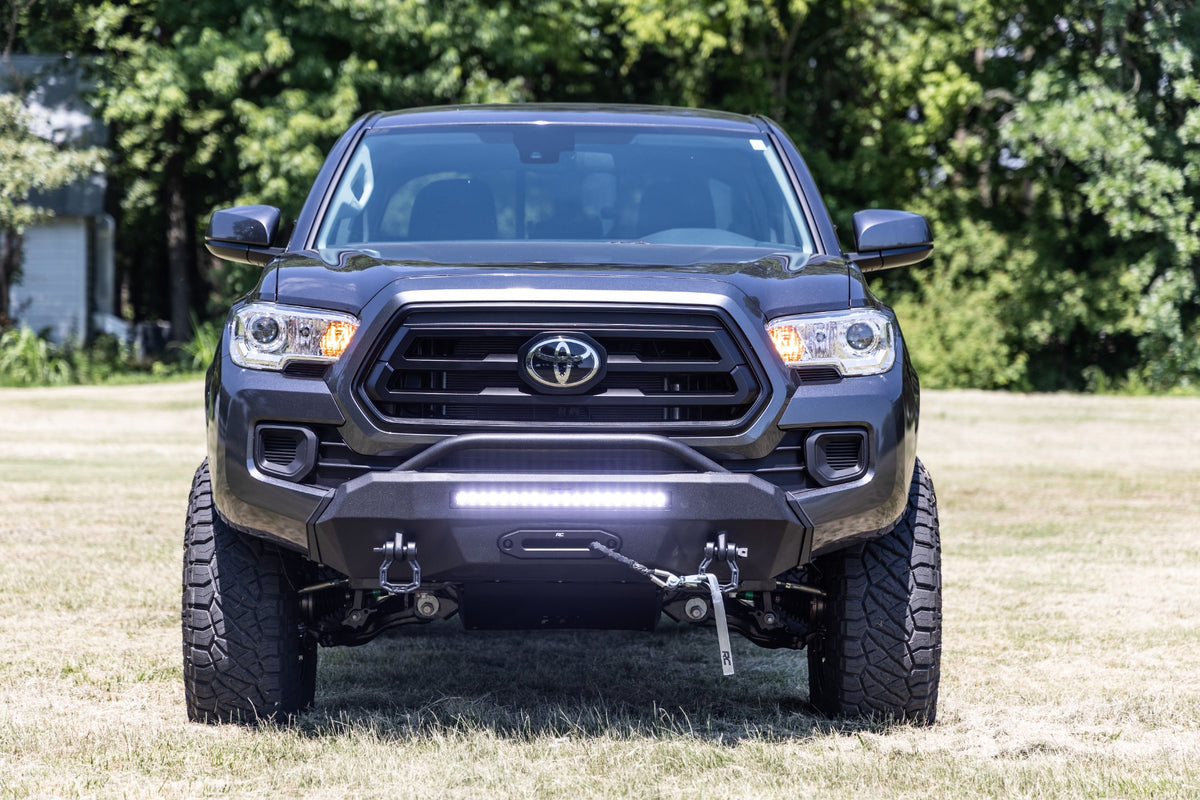 Front Bumper | Hybrid | 20" Blk DRL LED | 9500S | Toyota Tacoma (16-23) - Bumpers (Image 5 of 6)