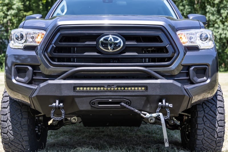 RC Front Bumper | Hybrid | 20" Blk DRL LED | 9500S | Toyota Tacoma (16-23) (manufacturer page)