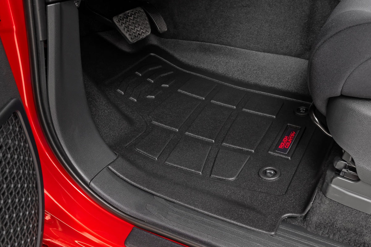 Sure-Fit Floor Mats | Front & Rear | Double Cab | Toyota Tacoma (24-26) - Interior & Mats (Image 2 of 4)