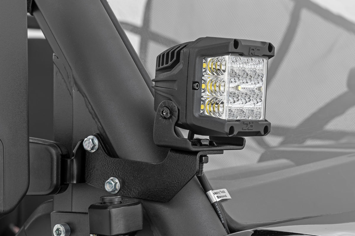 RC LED Light Kit | Cage Mount | 2" Chrome Pair | Wide Angle | CFMOTO UFORCE 1000 (manufacturer page)