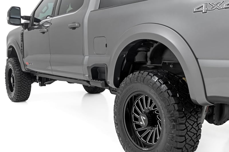 RC Sport Fender Flares | E9 Argon Blue | Ford F-250/F-350 Super Duty (23-26) (manufacturer page)