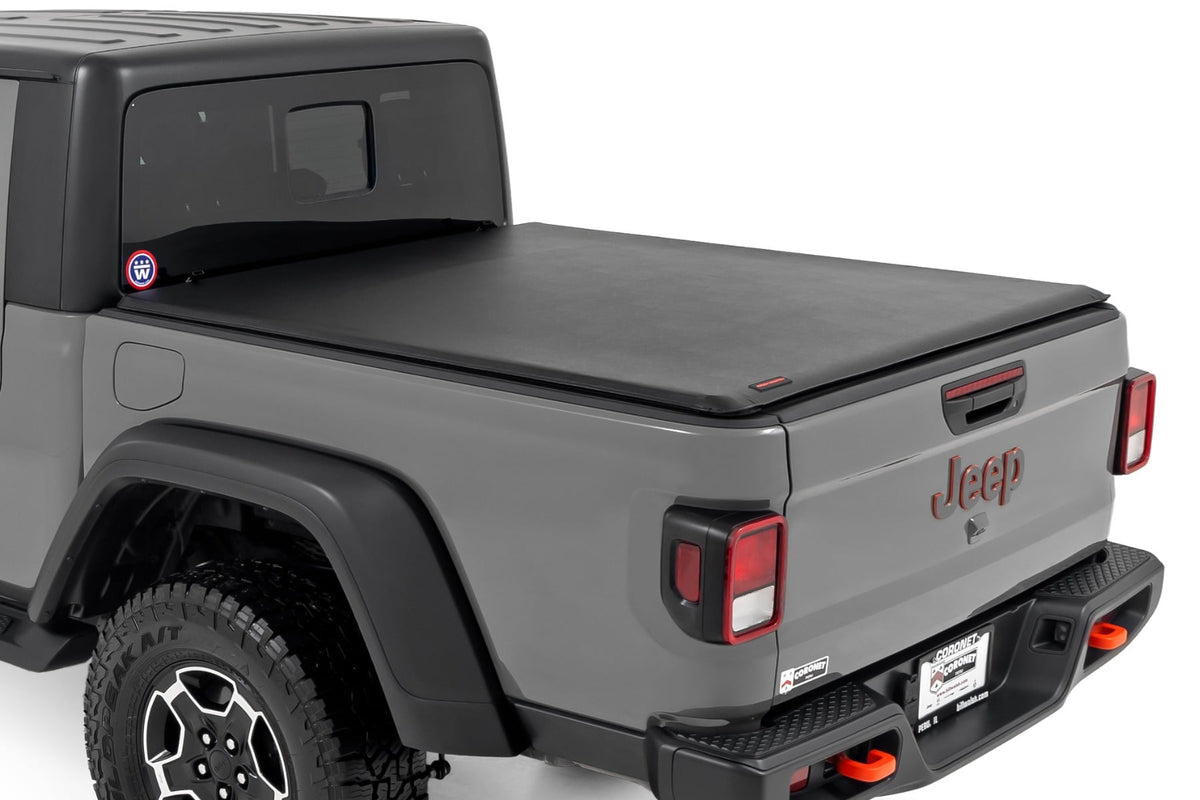 Soft Roll Up Bed Cover | 5 Bed | Jeep Gladiator JT 4WD (2020-2026) - Bed Covers (Image 1 of 6)