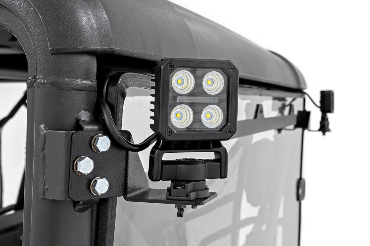 LED Light Kit | Rear Mount | 3" Chrome Pair | Wide Angle | CFMOTO UFORCE 1000 - Lighting & Acc (Image 4 of 6)