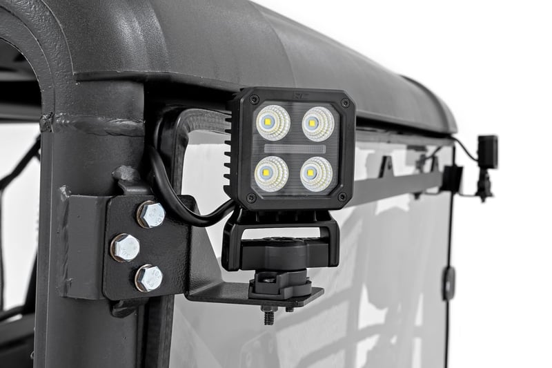 RC LED Light Kit | Rear Mount | 2" Black Pair | Amber DRL | CFMOTO UFORCE 1000 (manufacturer page)