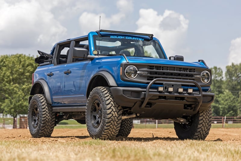 RC LED Light Kit | Upper Windshield | 40" Spectrum Single Row | Ford Bronco (21-26) (manufacturer page)