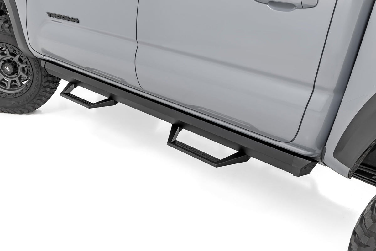Rough Country 71096 SRL2 Adj Aluminum Step | Double Cab | Toyota Tacoma 2WD/4WD (2005-2023) - Image 1