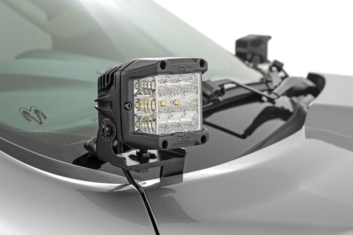 LED Light Kit | Ditch Mount | 2" Black Pair | Spot | Ram 1500 2WD/4WD (19-26) - Lighting & Acc (Image 2 of 6)