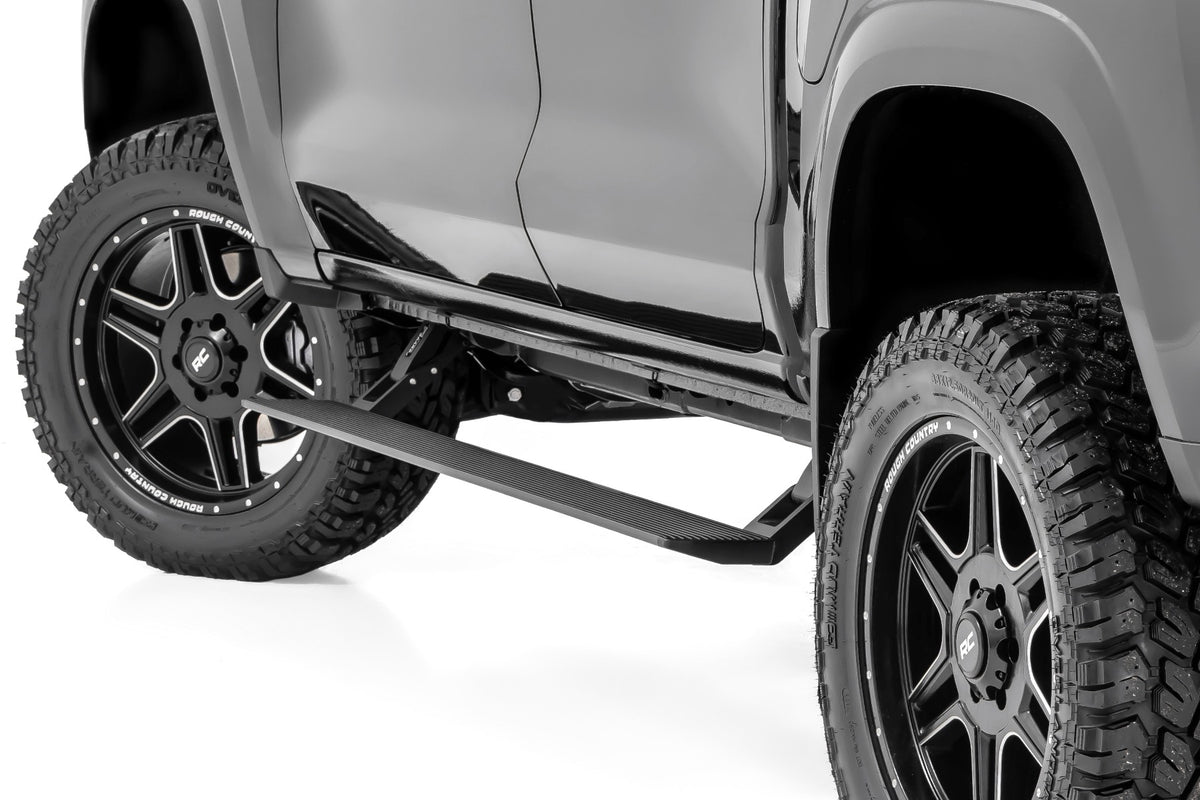 Rough Country PSR92010 Power Running Boards | Dual Electric Motor | Crew Cab | Chevy/GMC Canyon/Colorado (15-26) - Image 1