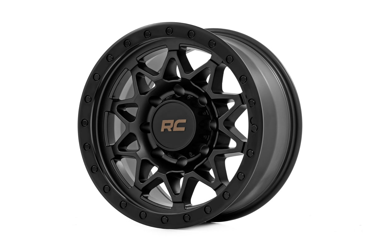 Rough Country 78 Series Wheel | Simulated Beadlock | Black | 18x9 | 8x6.5 | -12mm - RC Wheels (Image 1 of 6)