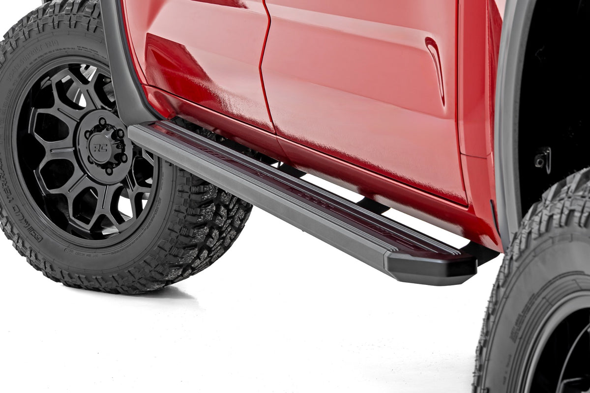 Rough Country 55006 Multi-Color LED Running Boards | CrewMax | Toyota Tundra 2WD/4WD (2022-2026) - Studio View 2