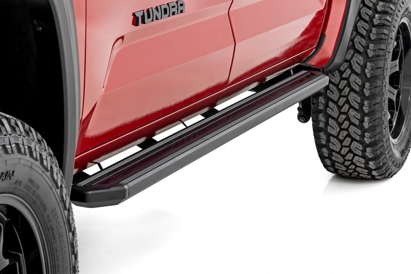 RC Multi-Color LED Running Boards | CrewMax | Toyota Tundra 2WD/4WD (2022-2026) (manufacturer page)