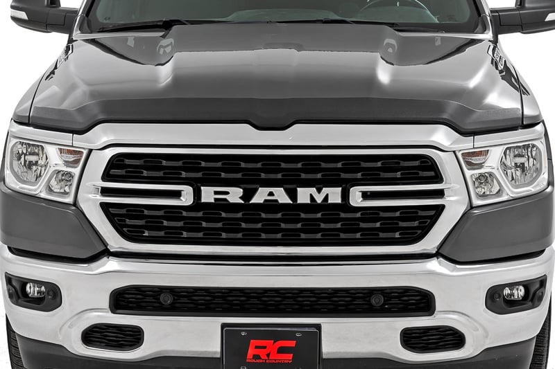 RC Hood Protector | Gloss Black | Ram 1500 2WD/4WD (2019-2026) (manufacturer page)