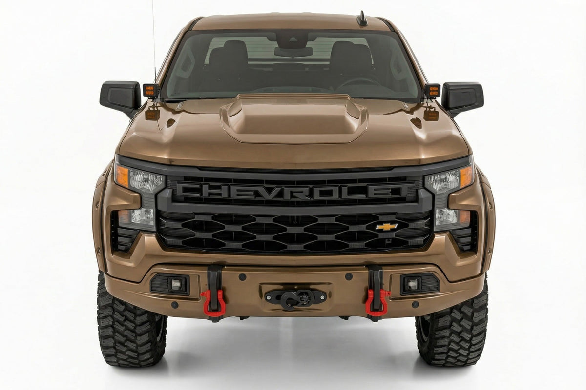 Front FXS Bumper | 12000S | GXN Harvest Bronze | Chevy Silverado 1500 (23-26) - Bumpers (Image 2 of 6)