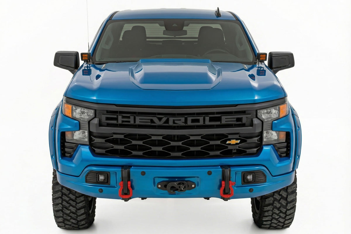 Bumper Cover | GXP Lakeshore Blue | Chevy Silverado 1500 2WD/4WD (2023-2026) - Bumpers (Image 2 of 6)