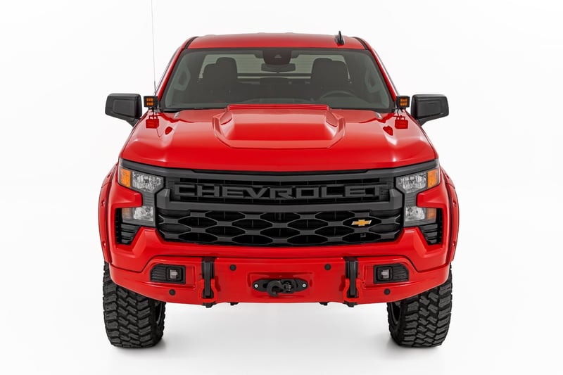 RC Bumper Cover | GXP Lakeshore Blue | Chevy Silverado 1500 2WD/4WD (2023-2026) (manufacturer page)