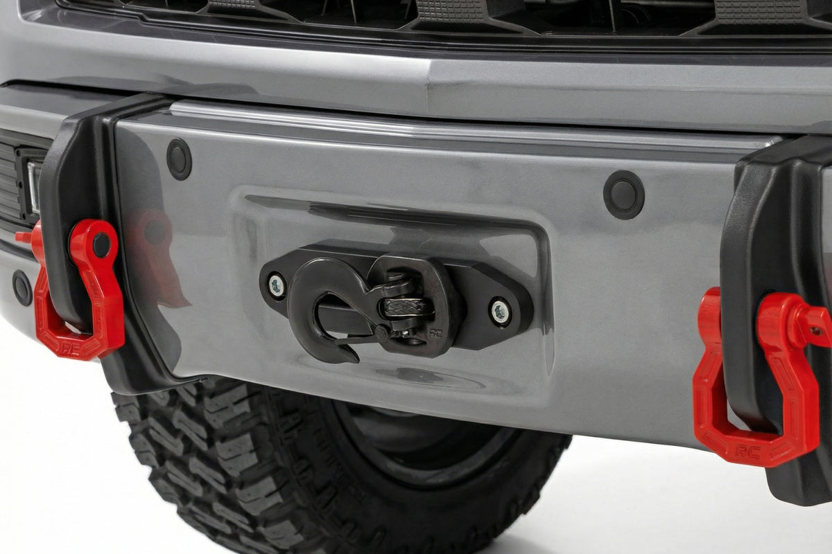 Rough Country 13007-GXD Front FXS Bumper | 12000S | GXD Sterling Grey Metallic | Chevy Silverado 1500 (23-26) - Studio View 5