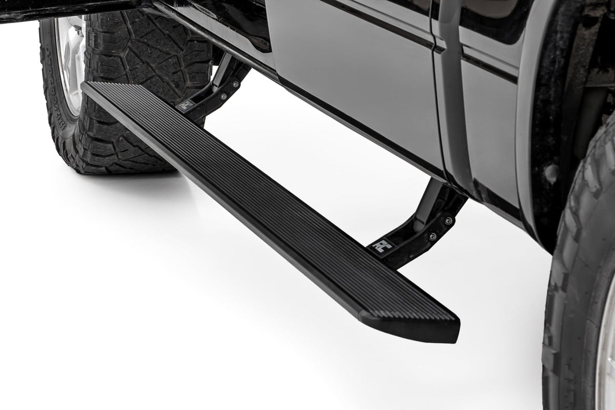 Rough Country ESR71529 Power Running Boards | Crew Cab | Ford F-150 (2009-2014) - Studio View 1