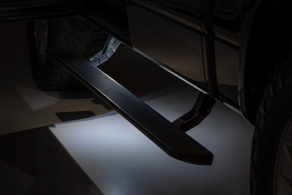 Rough Country ESR71529 Power Running Boards | Crew Cab | Ford F-150 (2009-2014) - Studio View 2