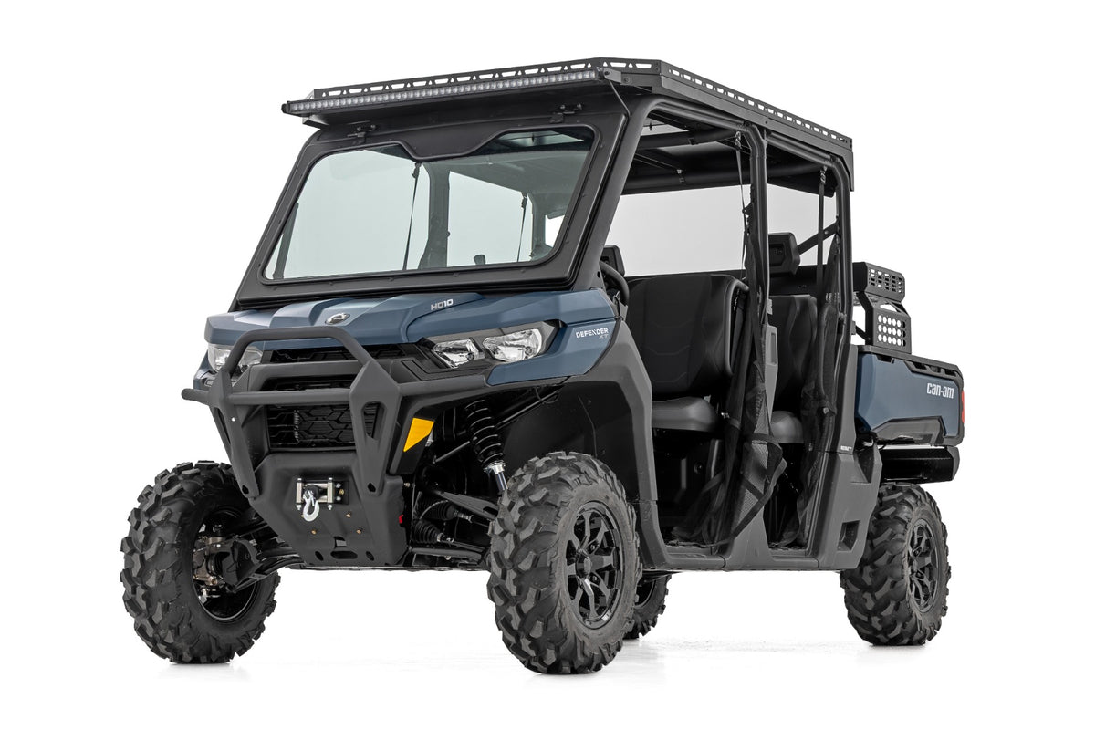Rough Country 97096 LED Light | Deck Roof | 50" Blk Single Row | Can-Am Defender MAX HD10 - Studio View 6