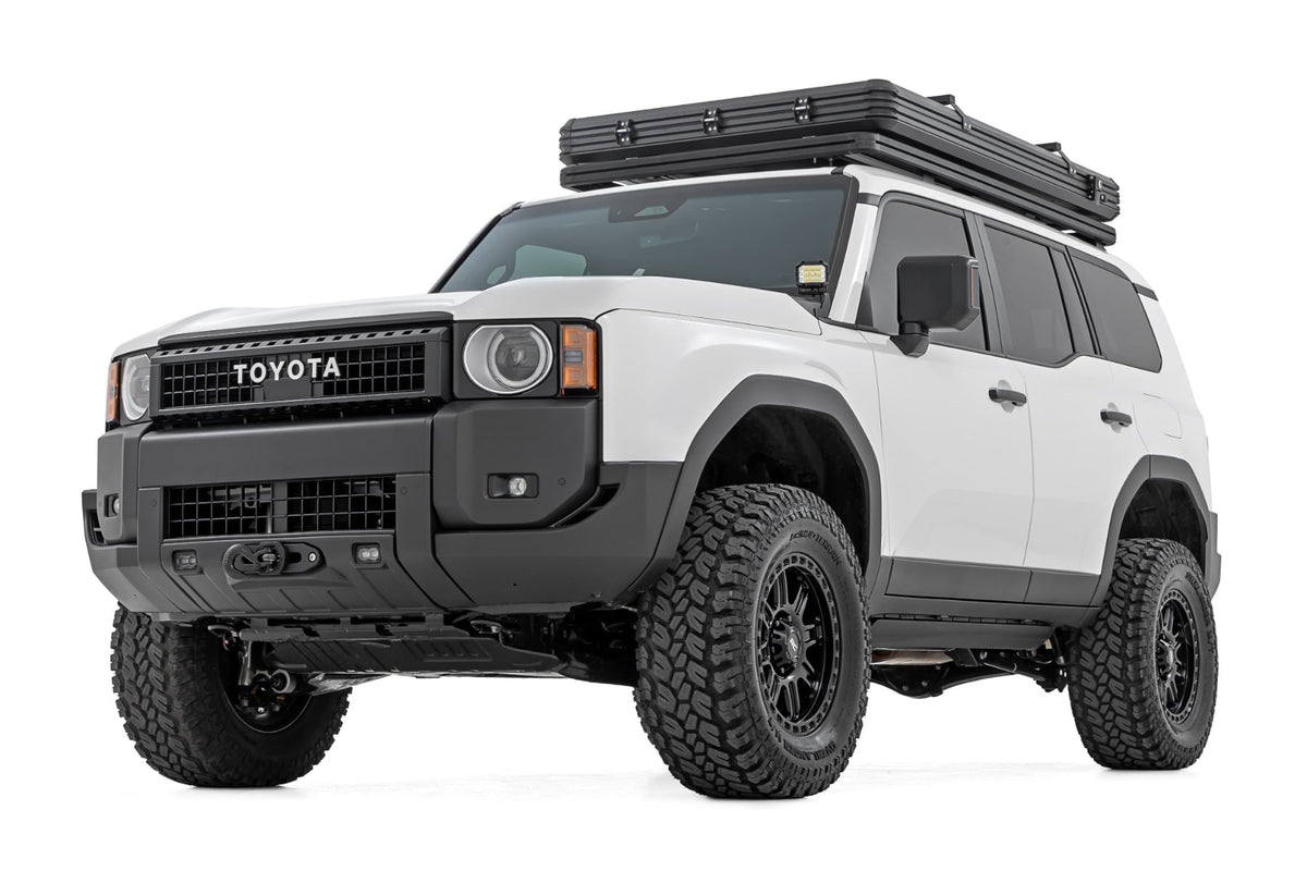 Rough Country 10752 FXS Hidden Winch Mount | Yellow SAE | PRO9500S | Toyota Land Cruiser (24-26) - Studio View 3