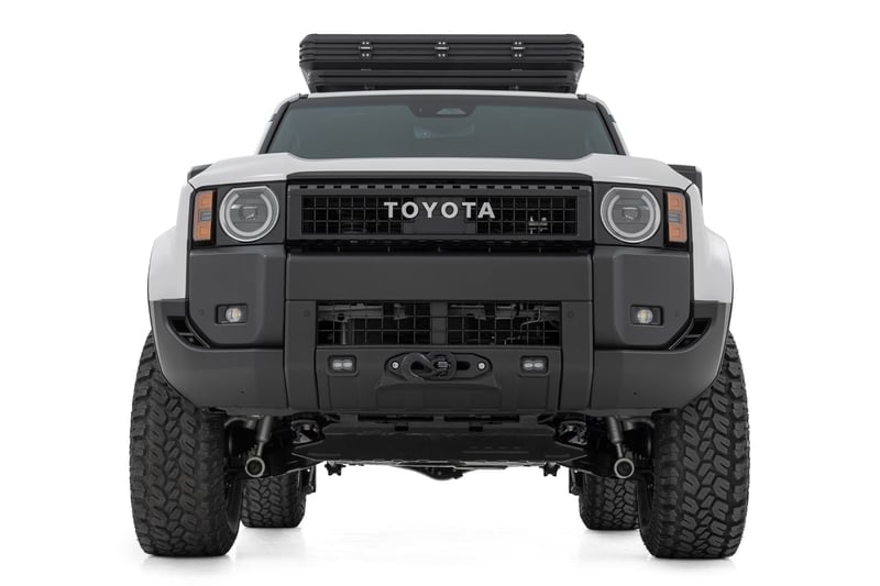 RC FXS Hidden Winch Mount | White SAE | PRO1200S | Toyota Land Cruiser (24-26) (manufacturer page)
