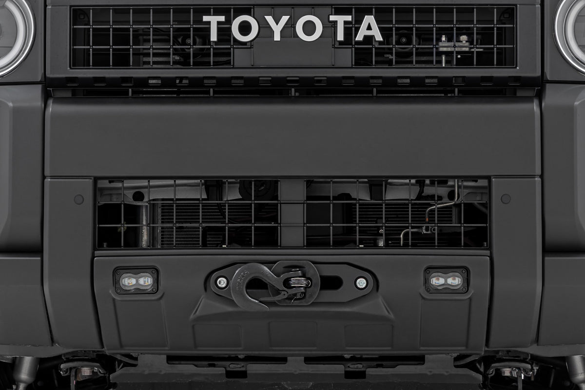 FXS Hidden Winch Mount | White SAE | PRO1200S | Toyota Land Cruiser (24-26) - Bumpers (Image 5 of 6)