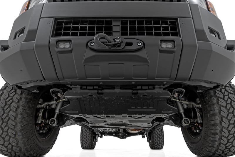 RC FXS Hidden Winch Mount | White SAE | PRO1200S | Toyota Land Cruiser (24-26) (manufacturer page)