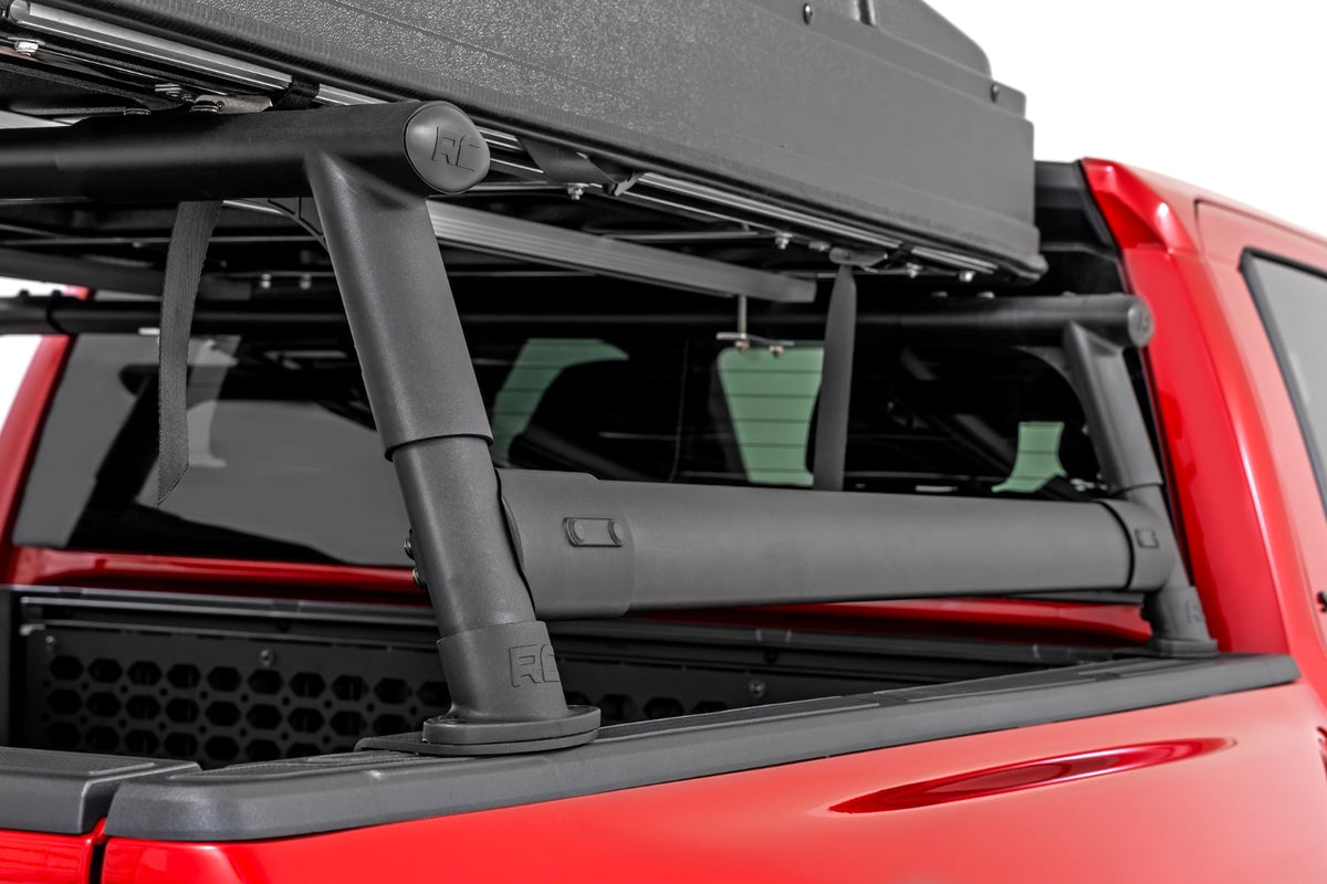 Bed Rack | Half Rack | Aluminum | Toyota Tacoma 2WD/4WD (2024-2026) - Cargo Management (Image 3 of 6)