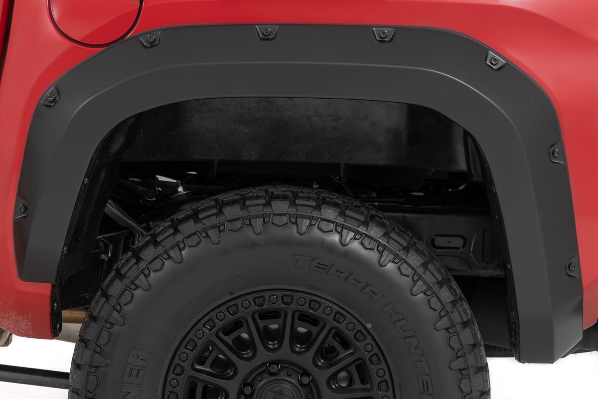 Pocket Fender Flares | 3U5 Supersonic Red | Toyota Tacoma 2WD/4WD (2024-2026) - Fender Flares (Image 6 of 6)