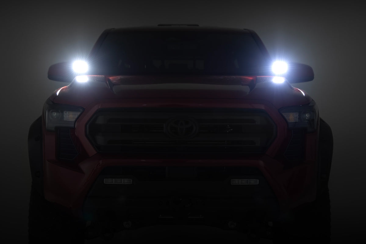 LED Light Kit | Ditch Mount | 2" Black Pair | White DRL | Toyota Tacoma (24-26) - Lighting & Acc (Image 5 of 6)