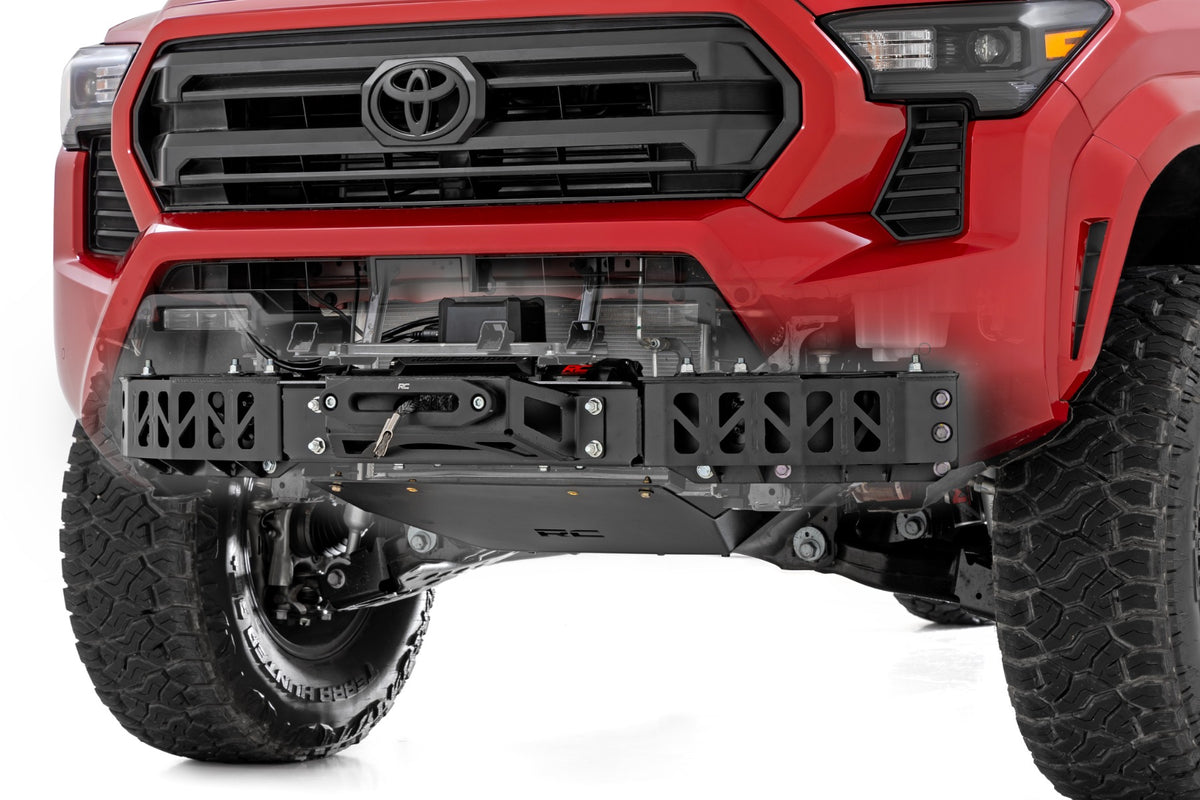 Rough Country 10813 FXS Hidden Winch Mount | PRO9500S | Toyota Tacoma 4WD (2024-2026) - Studio View 4