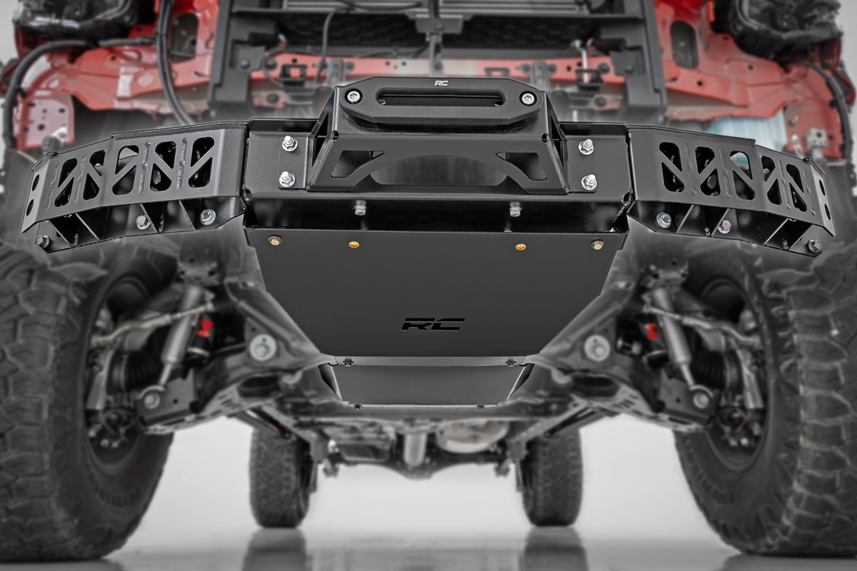 Rough Country 10813 FXS Hidden Winch Mount | PRO9500S | Toyota Tacoma 4WD (2024-2026) - Studio View 5