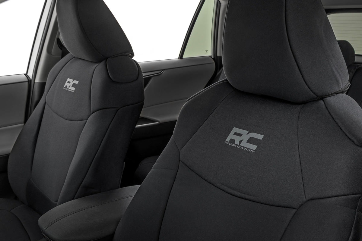 Rough Country 91064 Seat Covers | Front & Rear | Toyota Rav4 2WD/4WD (2019-2025) - Image 2