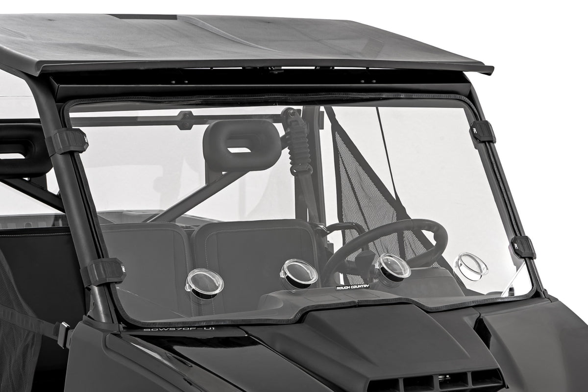 Rough Country 98202490 Vented Full Windshield | Scratch Resistant | Segway UT6 - Studio View 1