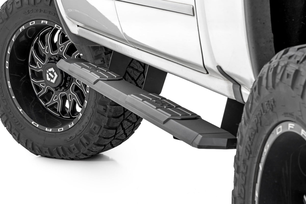 Rough Country 25000 TR2 Running Boards | Chevy/GMC 1500/2500HD/3500HD (07-19 & Classic) - Studio View 1