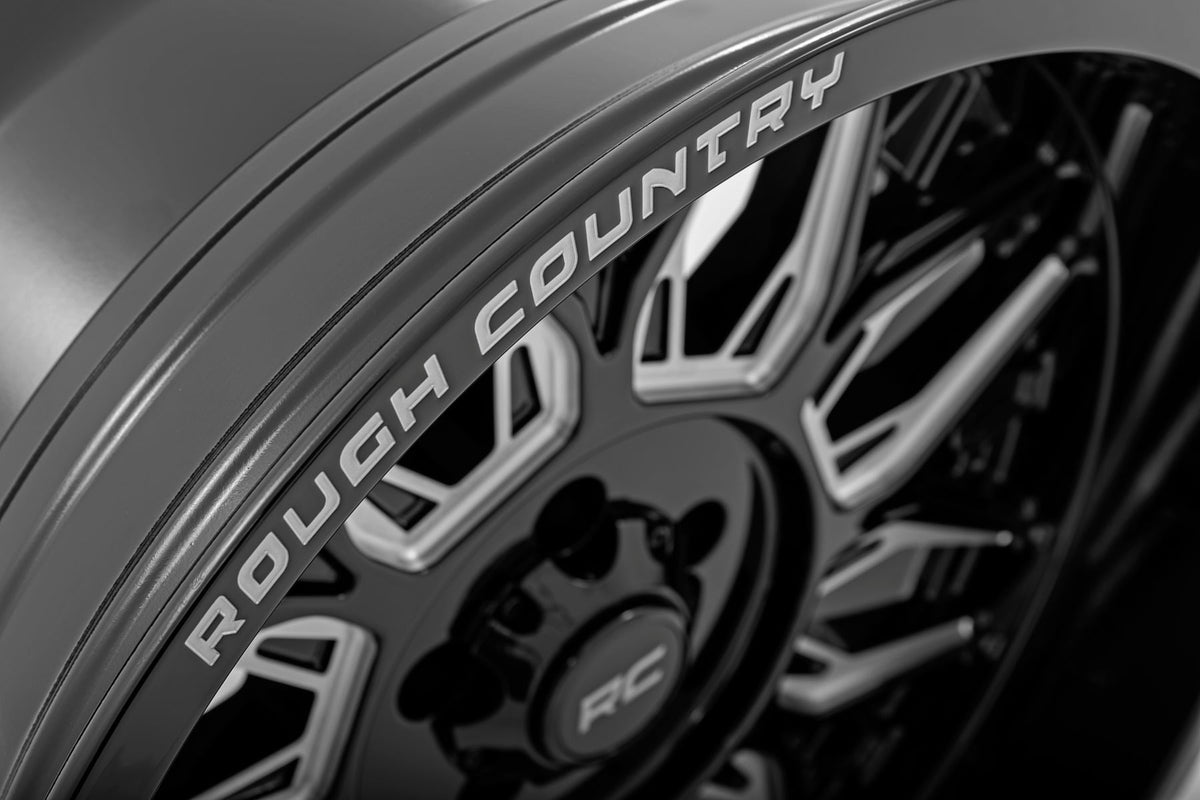Rough Country 86 Series Wheel | One-Piece | Gloss Black | 20x10 | 6x135 | -19mm - RC Wheels (Image 4 of 6)