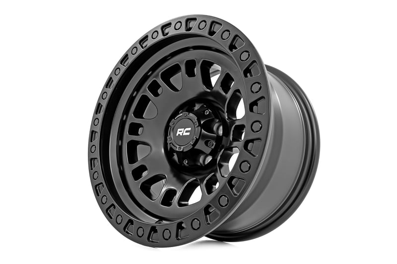 RC 82 Series Wheel | One-Piece | Semi Gloss Black | 18x9 | 8x6.5 | -12mm (manufacturer page)