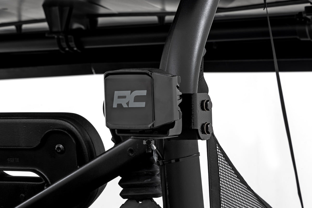 Rough Country 93212 LED Light Kit | Rear Mount | 2" Black Pair | Segway 570 F - Studio View 6