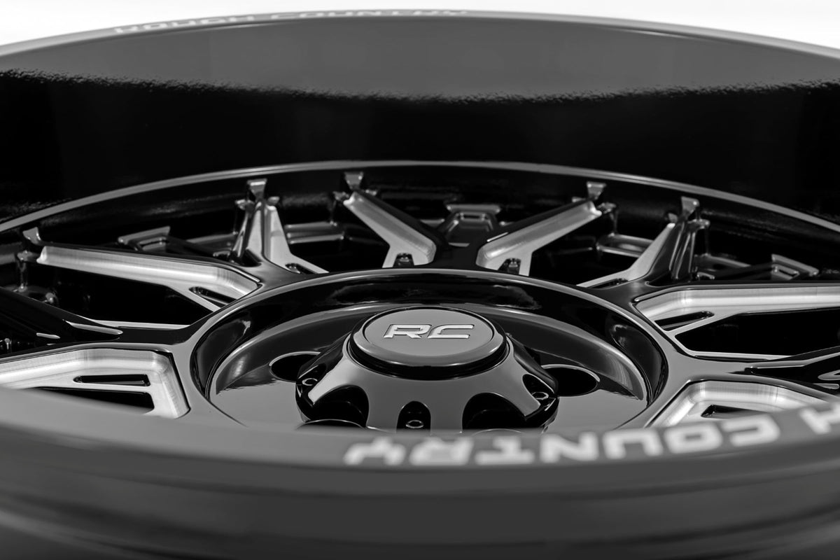 Rough Country 86 Series Wheel | One-Piece | Gloss Black | 20x10 | 6x135 | -19mm - RC Wheels (Image 5 of 6)